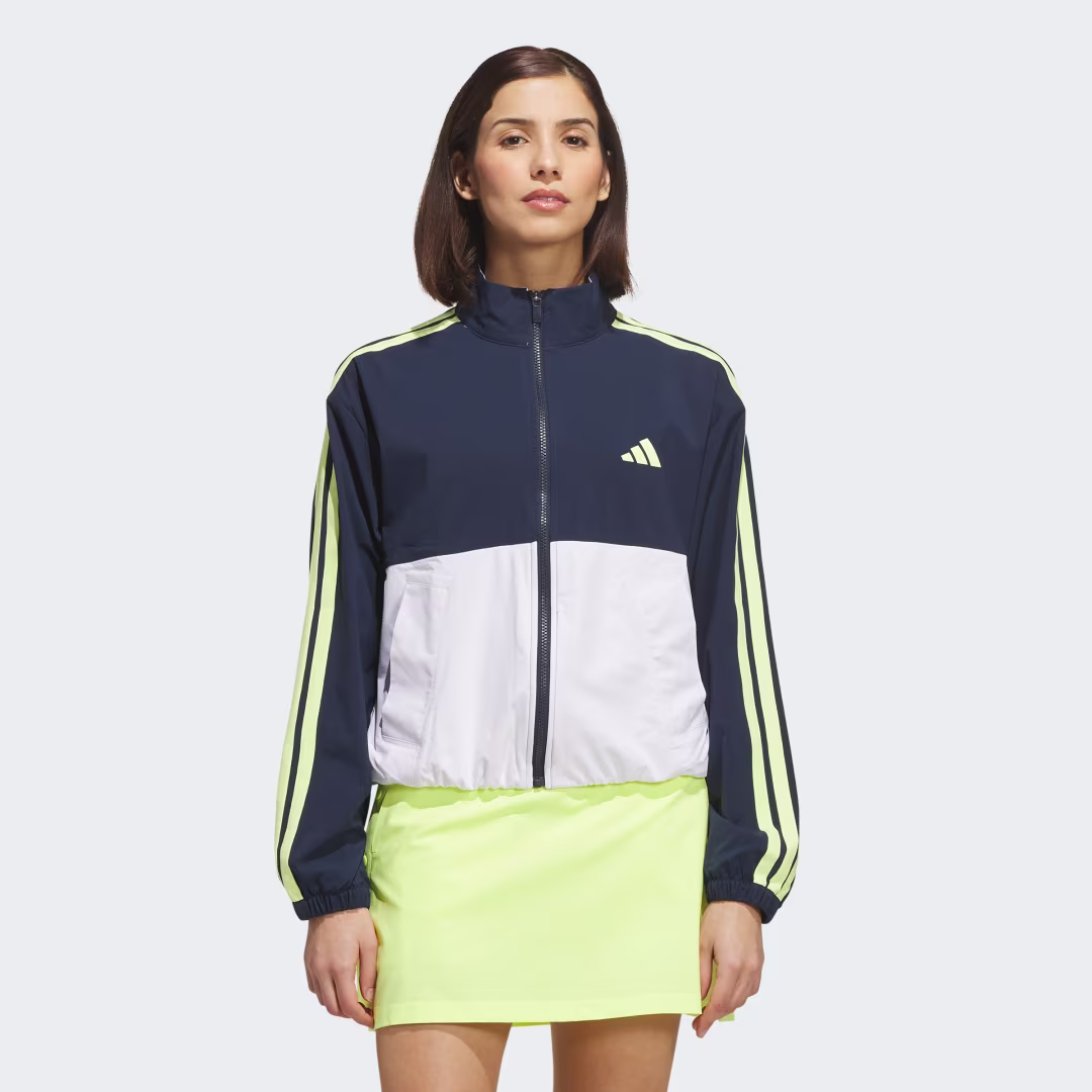 adidas Beyond Course Colorblock Twistweave Full Zip Jacket