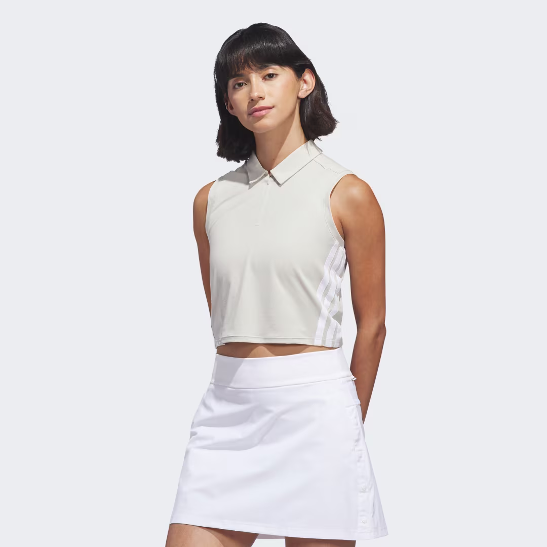 adidas Beyond Course Crop Twistknit Polo