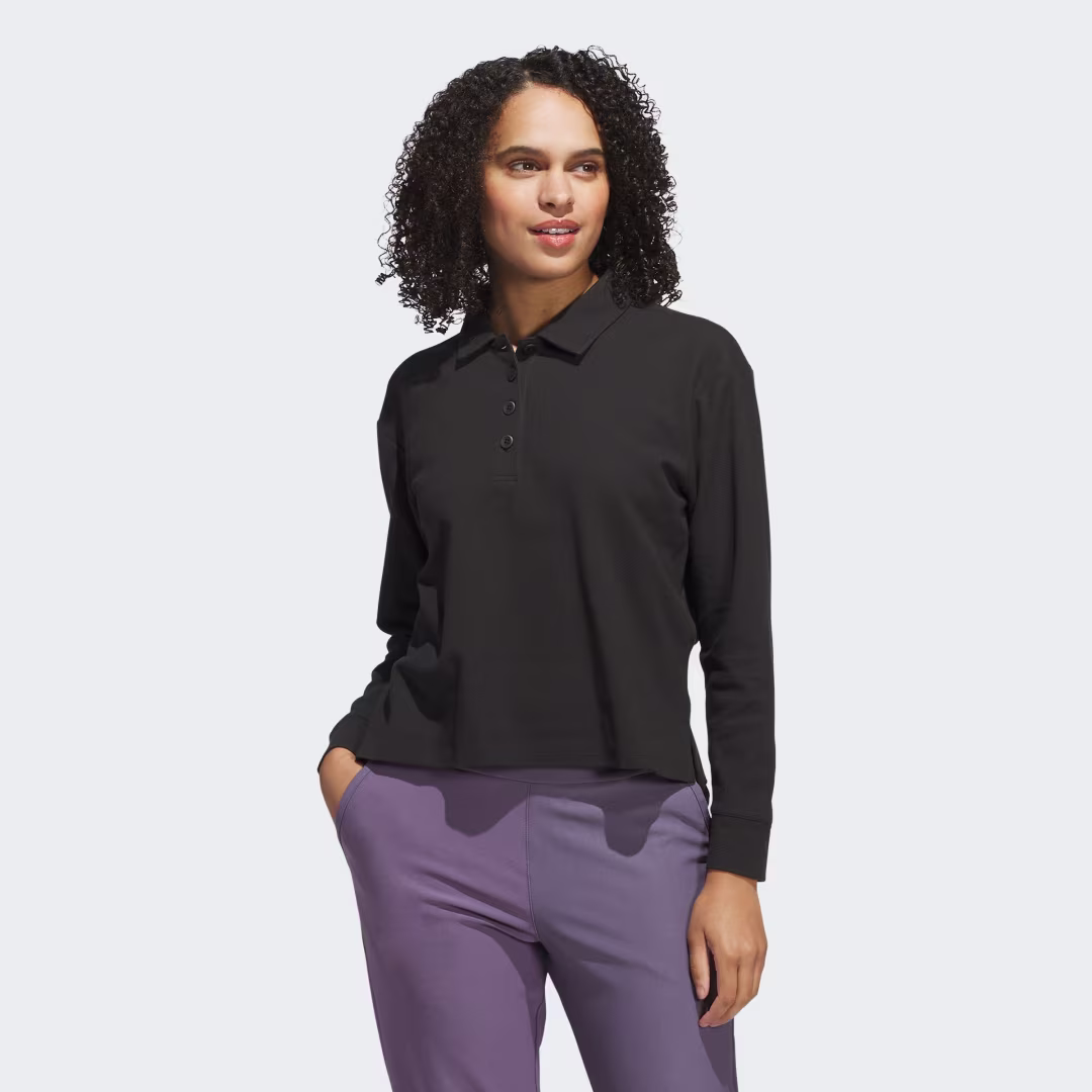 adidas Beyond Course Long Sleeve Loose Polo