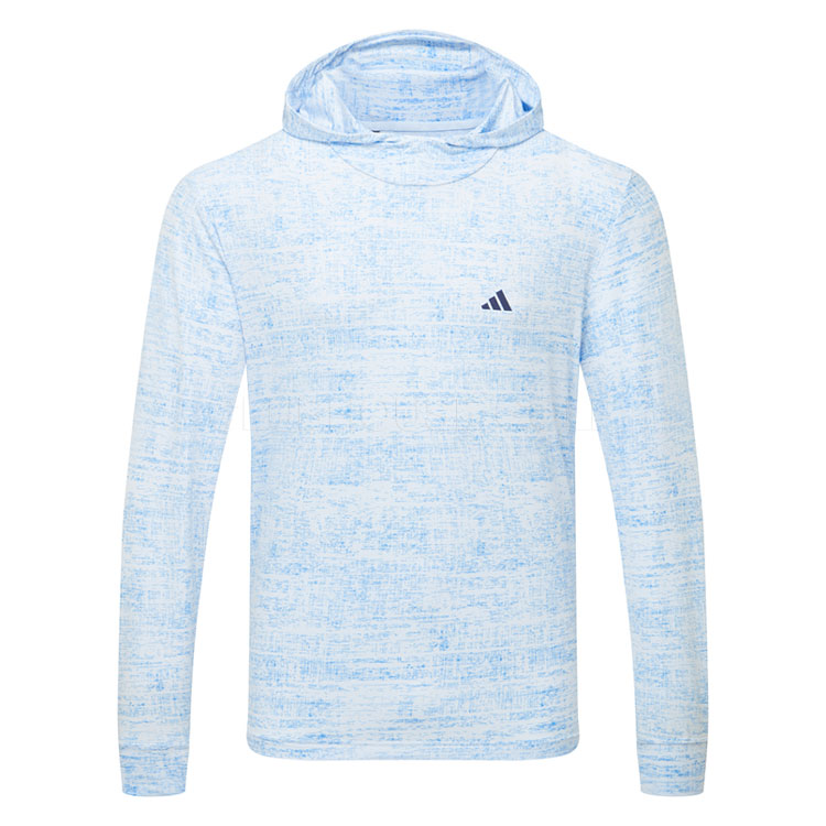 adidas Core Print Hoodie Crystal Lucid Ray Kb9251