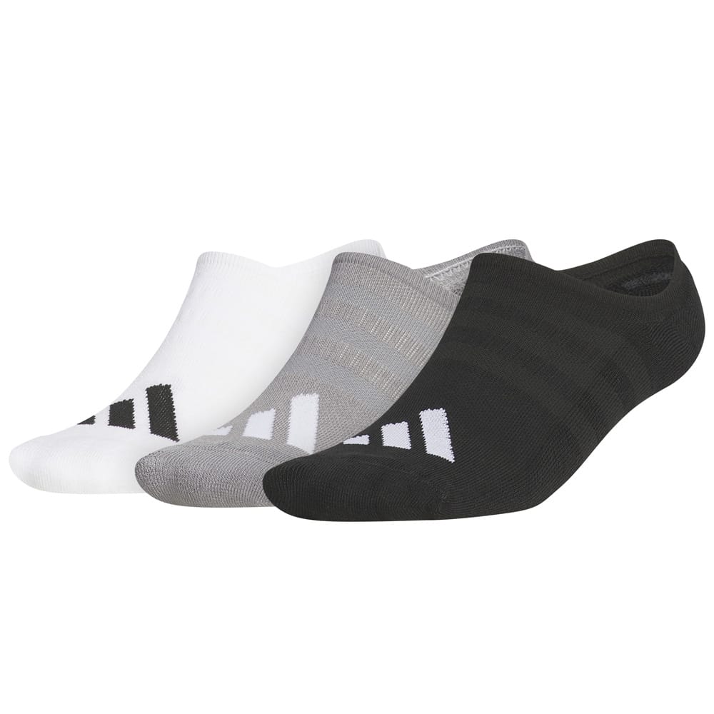 Adidas No Show Socks 3 Pairs Three 8.5