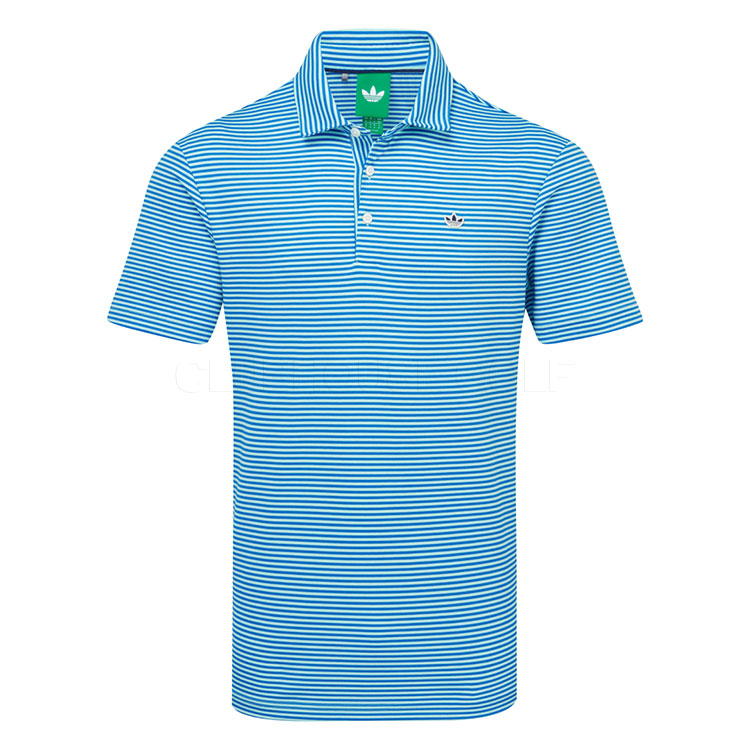 adidas Originals Stripe Pique Polo Clear Bluebird Kb8625