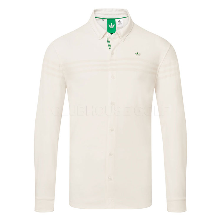 adidas Originals Twistknit Button Up Polo Chalk Kh4064