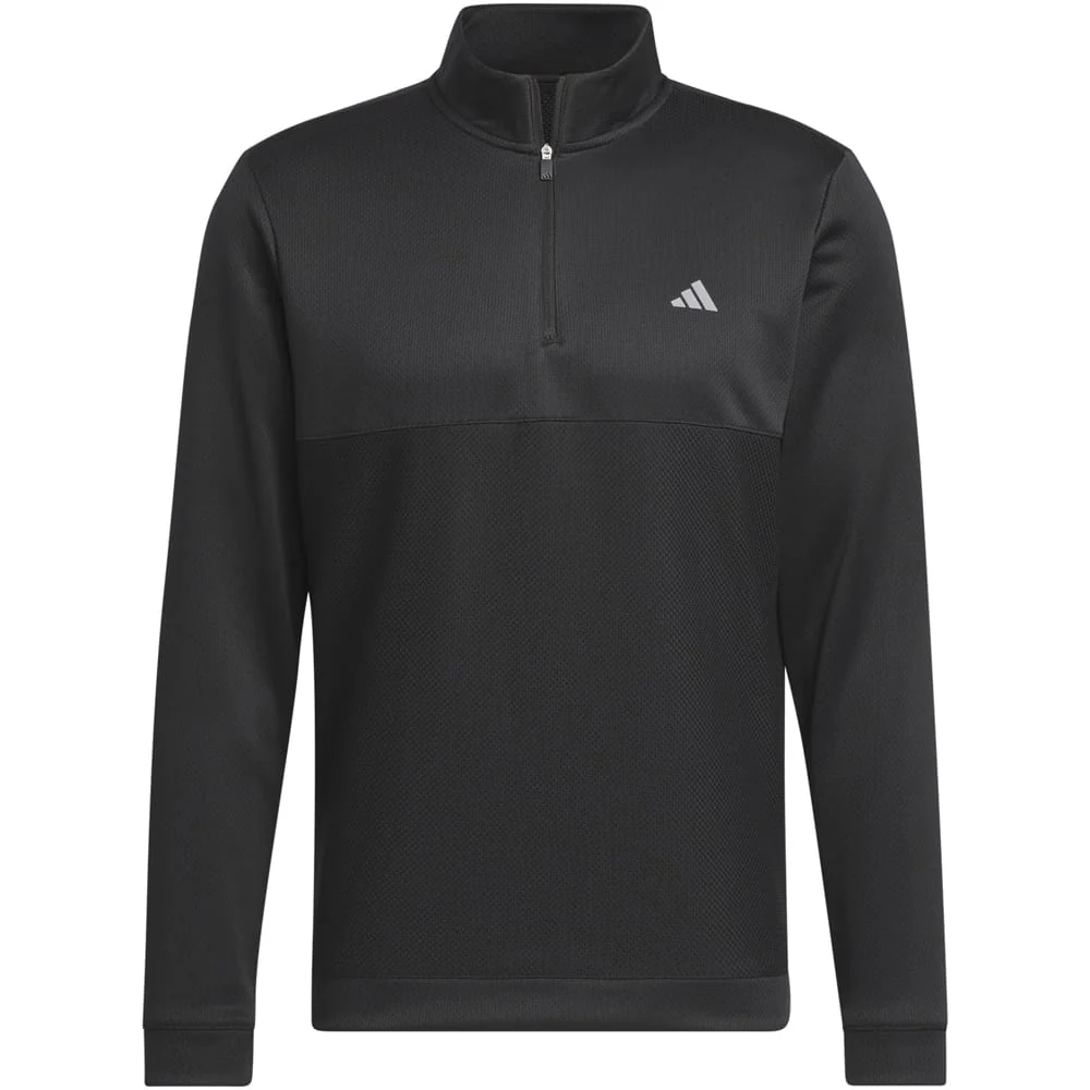 adidas Textured Zip Pullover