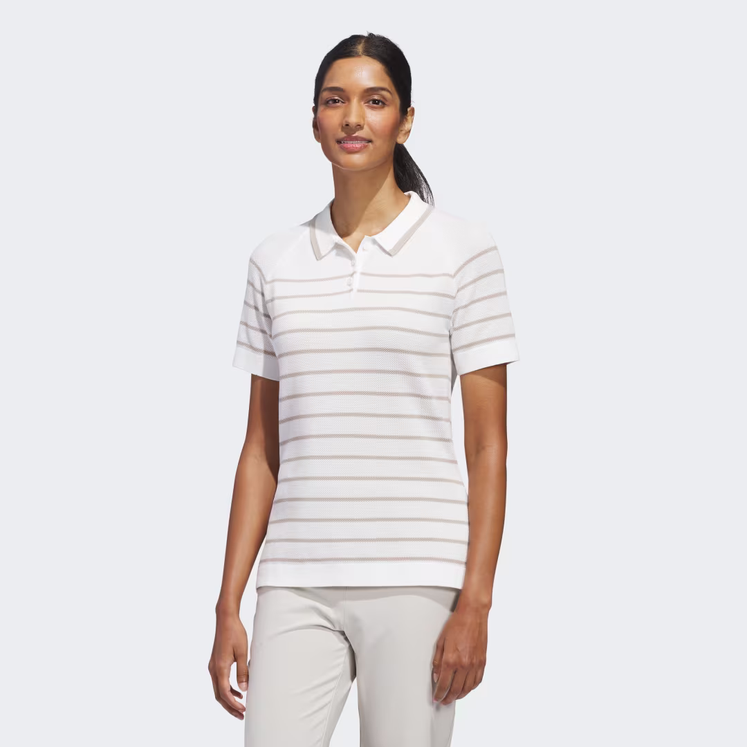 adidas Ultimate365 Plus Stripe Knit Polo