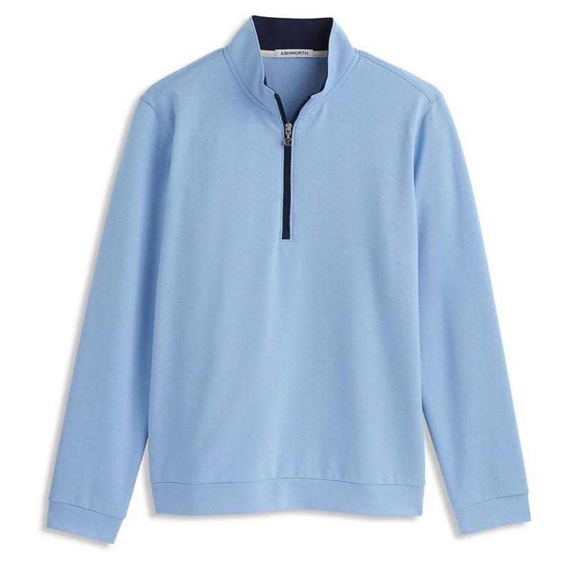 Ashworth French Terry Zip Sweater