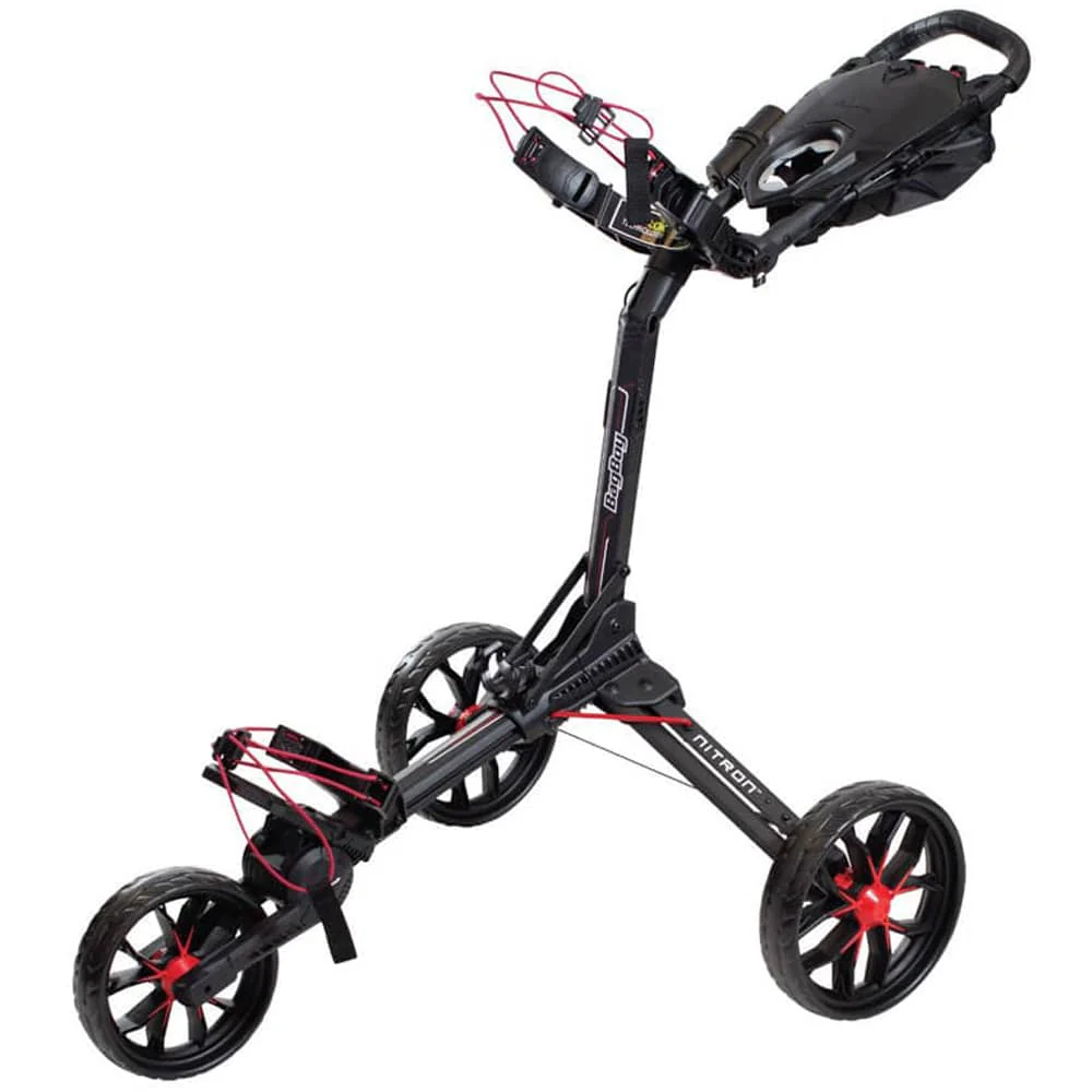 Bag Boy Nitron Auto Open 3 Wheel Push Trolley