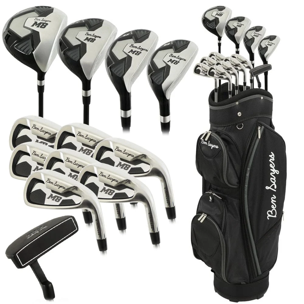 Ben Sayers M8 13-Piece Cart Bag Package Set - / - Steel +1" Longer