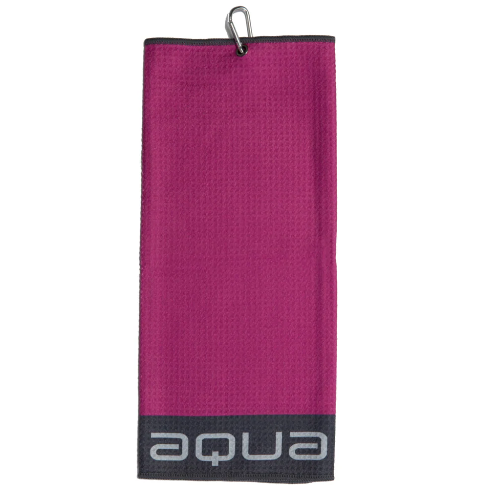 BIG MAX Aqua Tour Trifold Towel - Fuchsia - Fuchsia