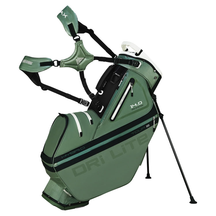 BIG MAX Dri Lite Hybrid Tour 2 Stand Green Black Jy9013 Bag