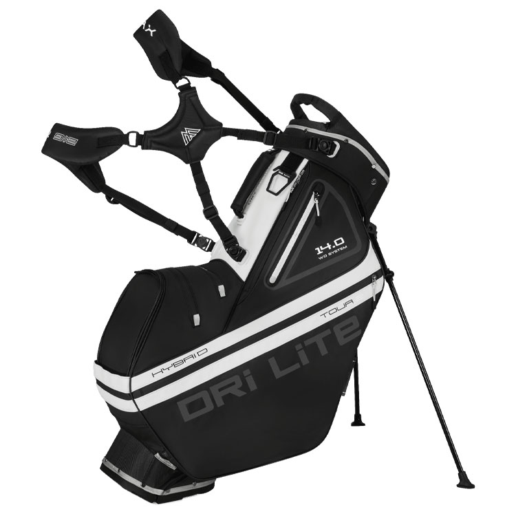 BIG MAX Dri Lite Hybrid Tour 2 Stand White Jy9013 Bow Bag