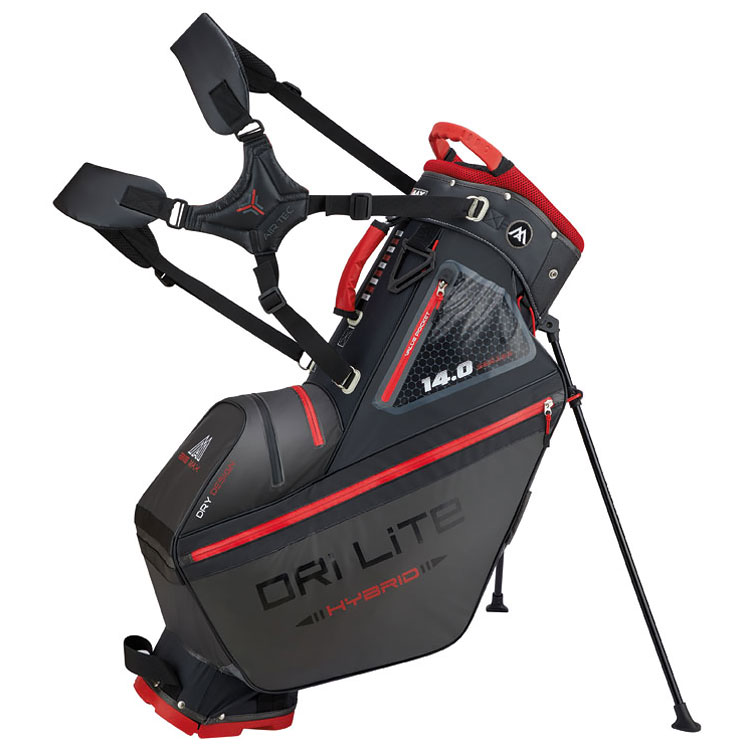 BIG MAX Dri Lite Hybrid Tour Stand Black Red Wl90049 Cbr Bag