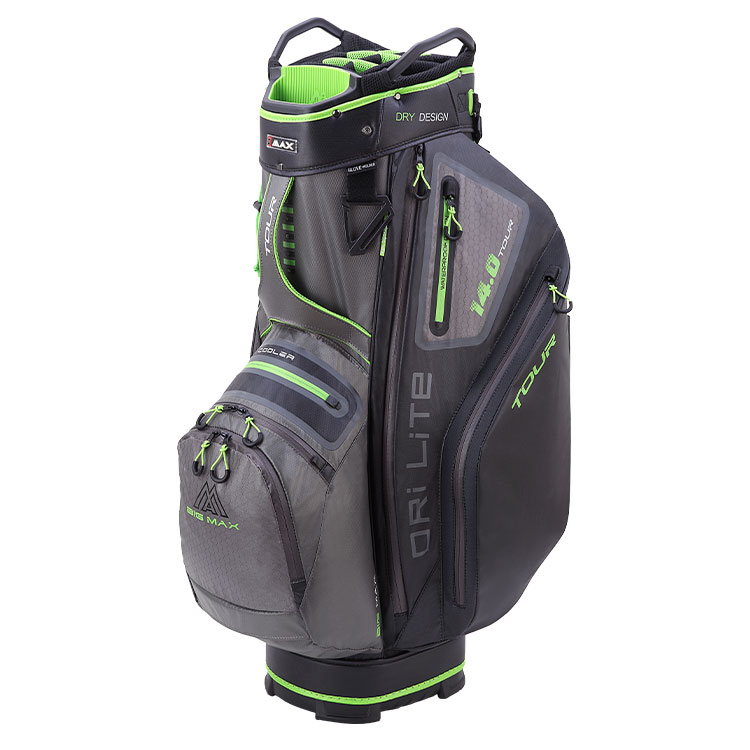 BIG MAX Dri Lite Tour Cart Black Lime 9c520c Cbl Bag