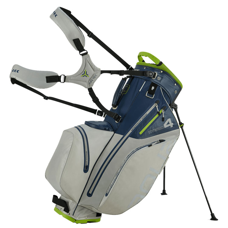 BIG MAX Hybrid 4 Stand Navy Grey Lime Wl90084 Ngl Bag