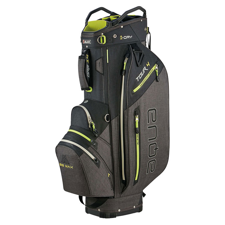 BIG MAX Tour 4 Cart Black Charcoal Lime Wl90078 Bscl Bag