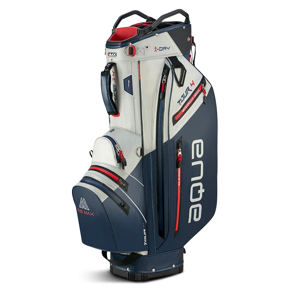 BIG MAX Tour 4 Cart White Navy Red Bag