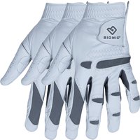 Bionic PERFORMANCEGRIP PRO LEATHER GOLF GLOVE - 3 PACK