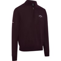 Callaway 2026 Blended Merino Odyssey Zip Sweater Dark Italian