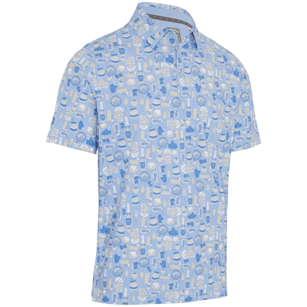 Callaway Celebration Feast Print Polo