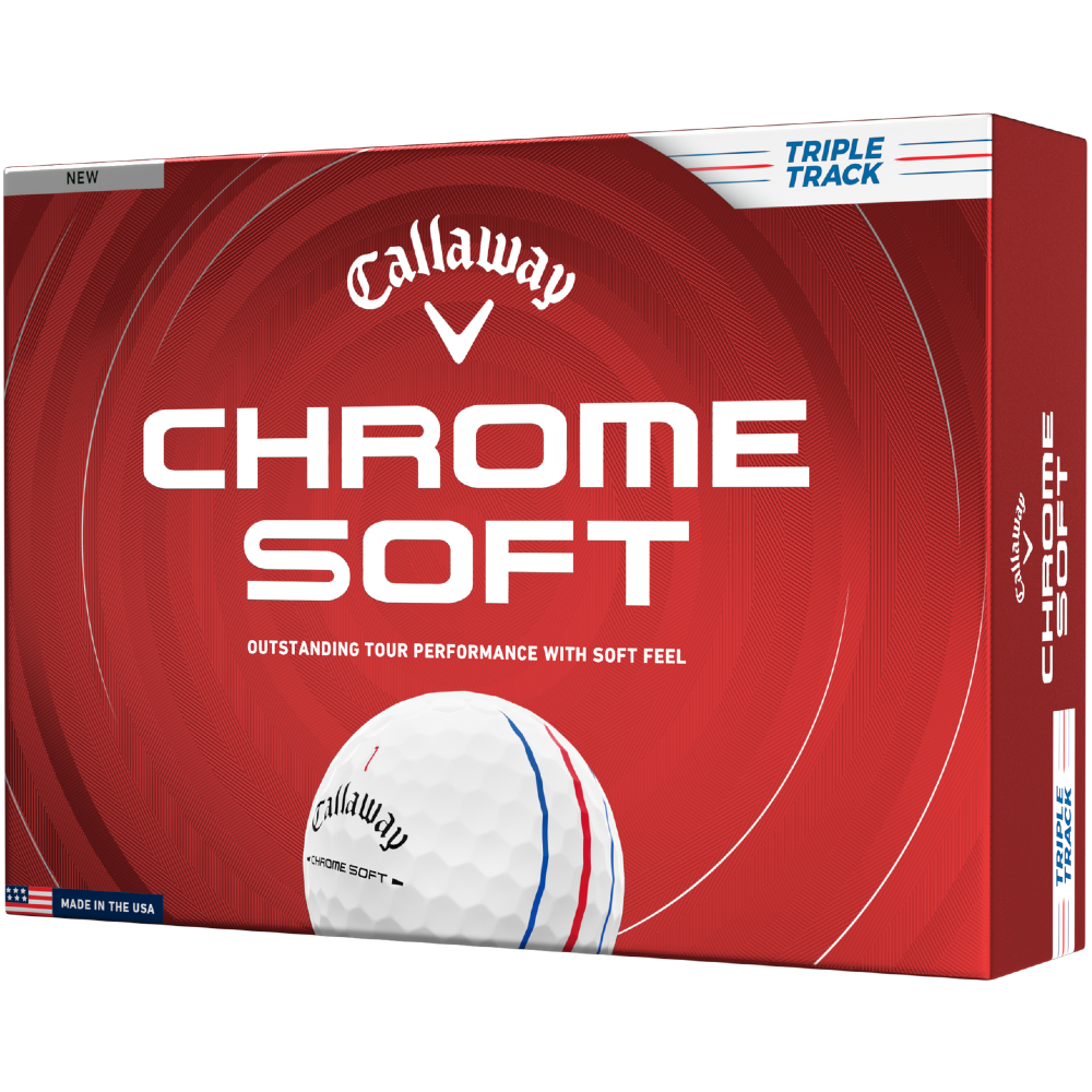 Callaway Chrome Soft Triple Track Balls