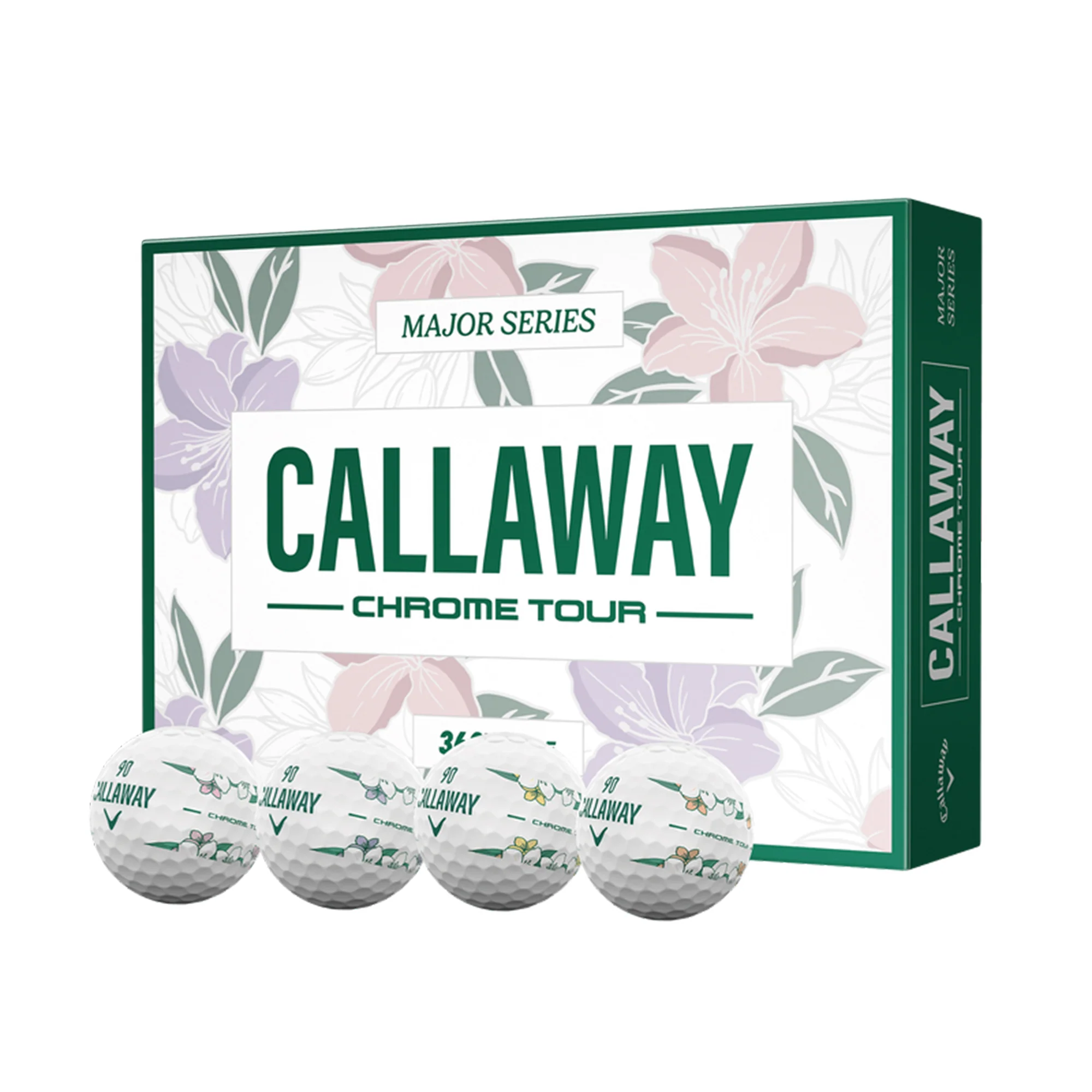 Callaway Chrome Tour 26 Truvis Major Stripe Balls