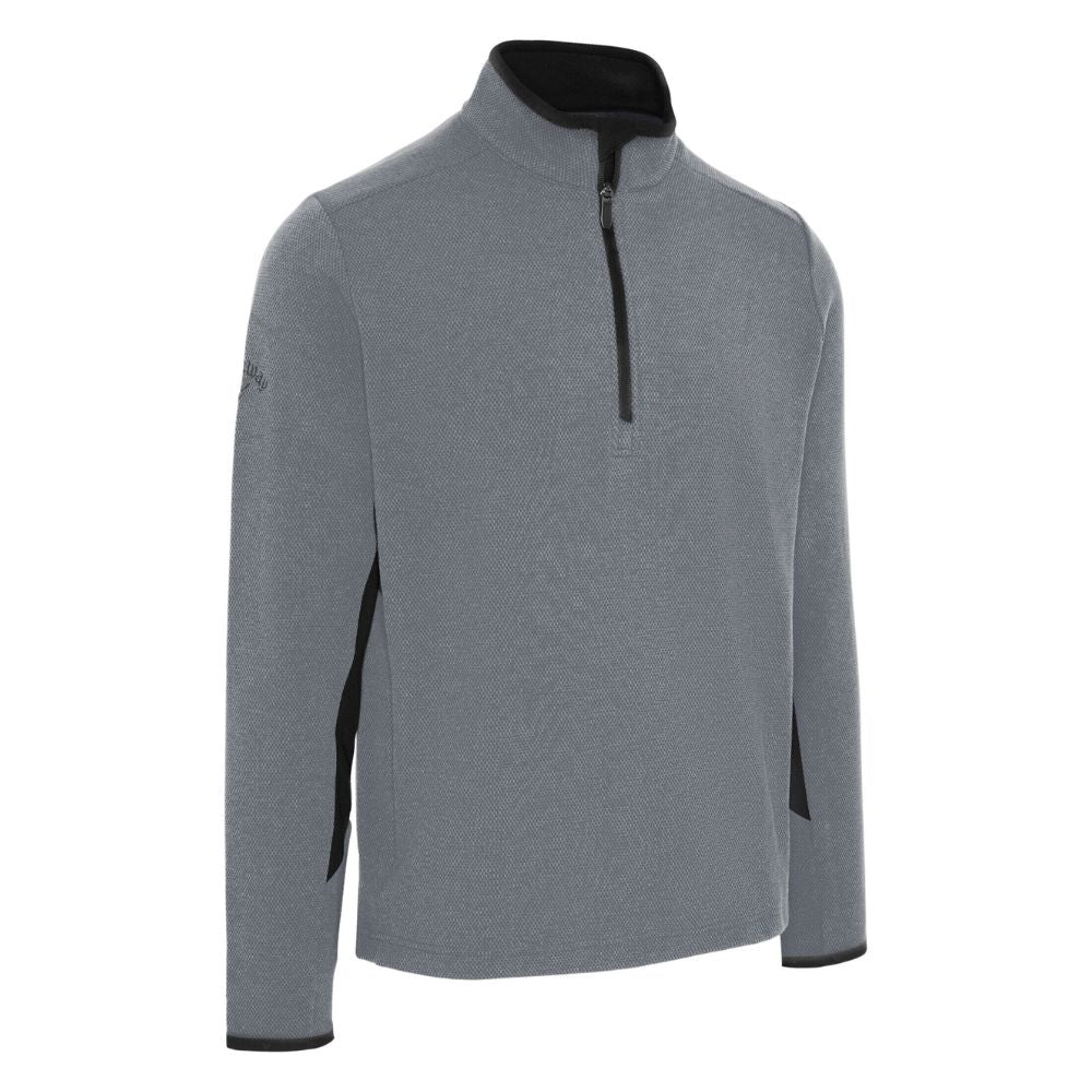 Callaway Clothing Blocked Zip Pullover 2025 Concrete