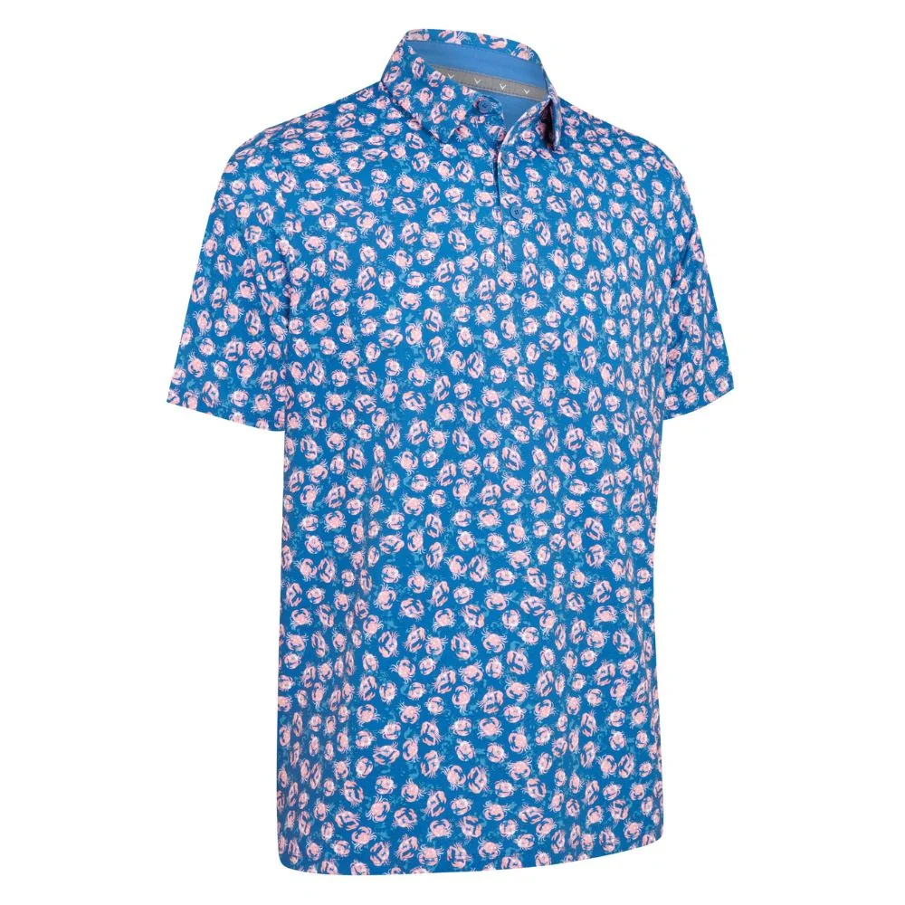 Callaway Clothing Crab Novelty Polo 2025 Galaxy