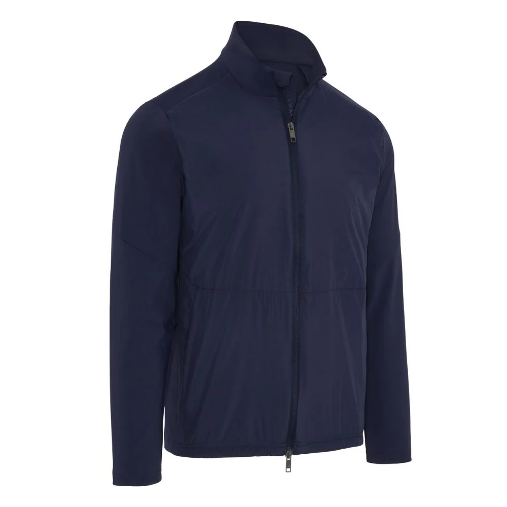 Callaway Clothing Mixed Media Full Zip Jacket 2025 Peacoat