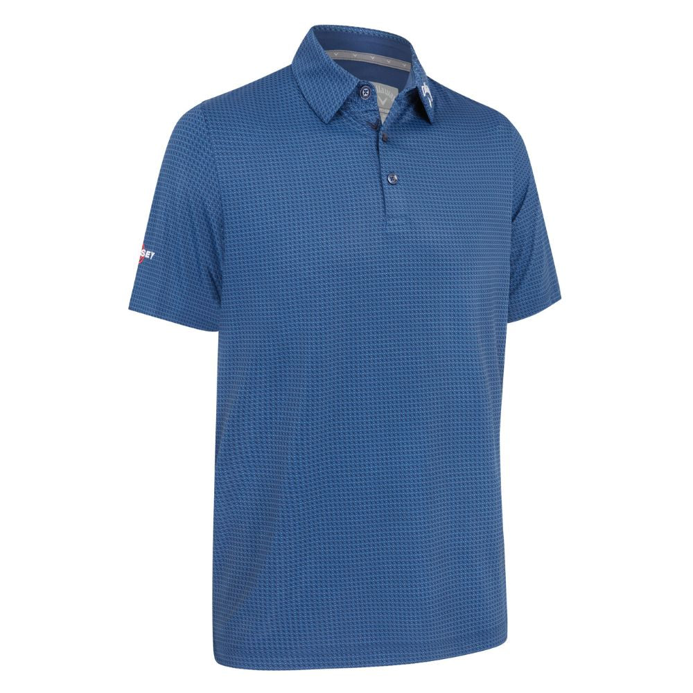 Callaway Clothing Odyssey Print Polo Peacoat