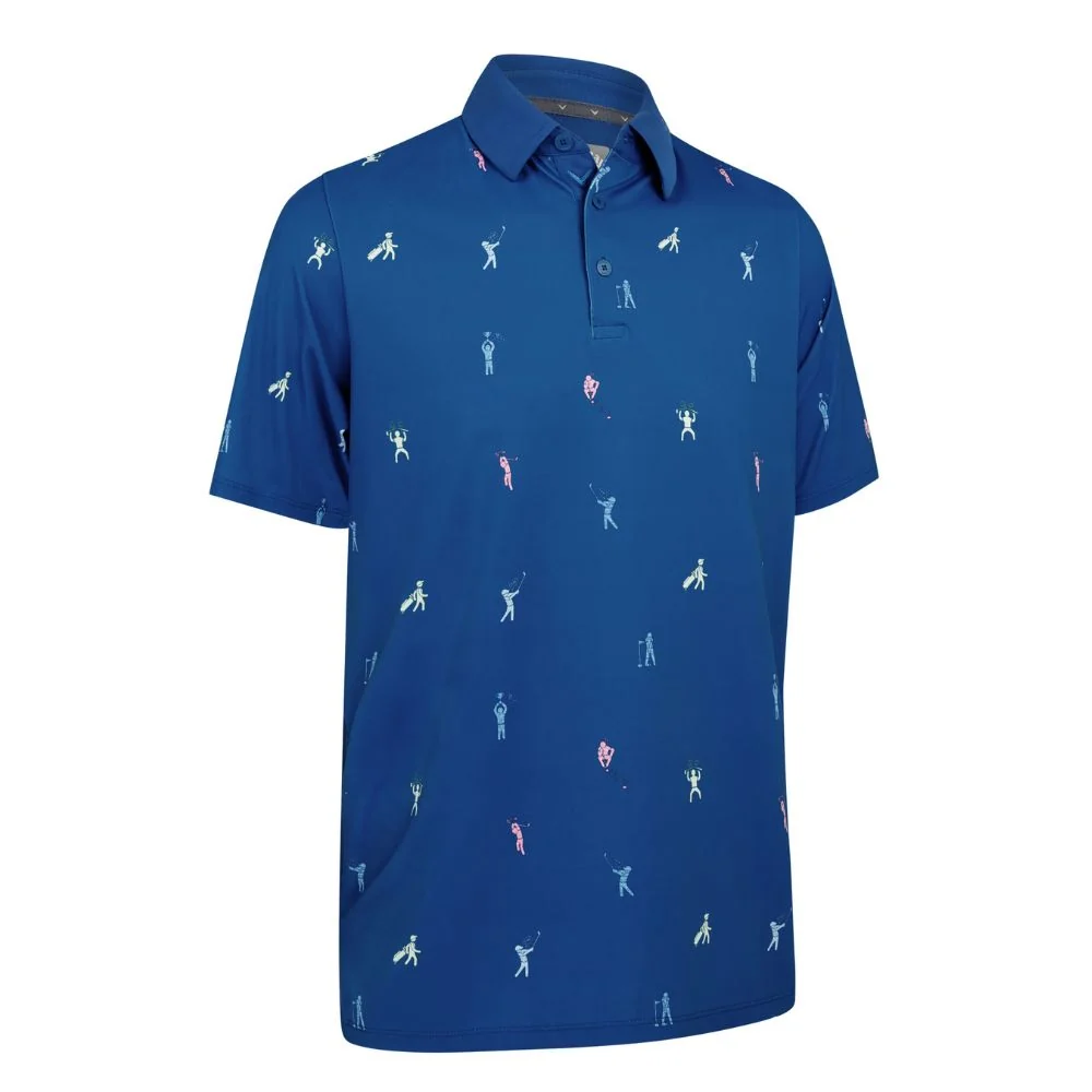 Callaway Clothing Time Lapse Print Polo Galaxy
