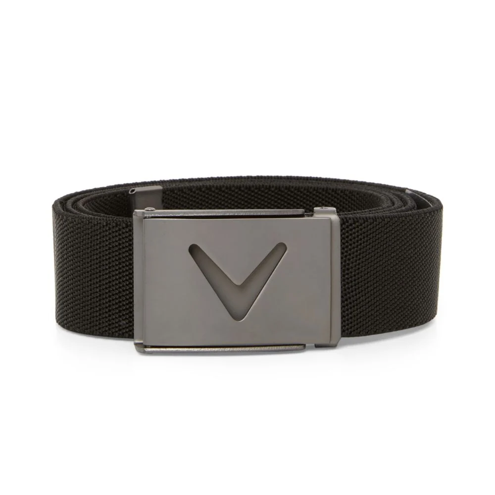 Callaway Clothing V Logo Web Belt Cgase0r3 Caviar
