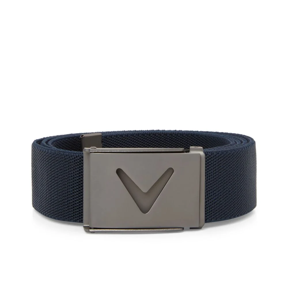 Callaway Clothing V Logo Web Belt Cgase0r3 Peacoat