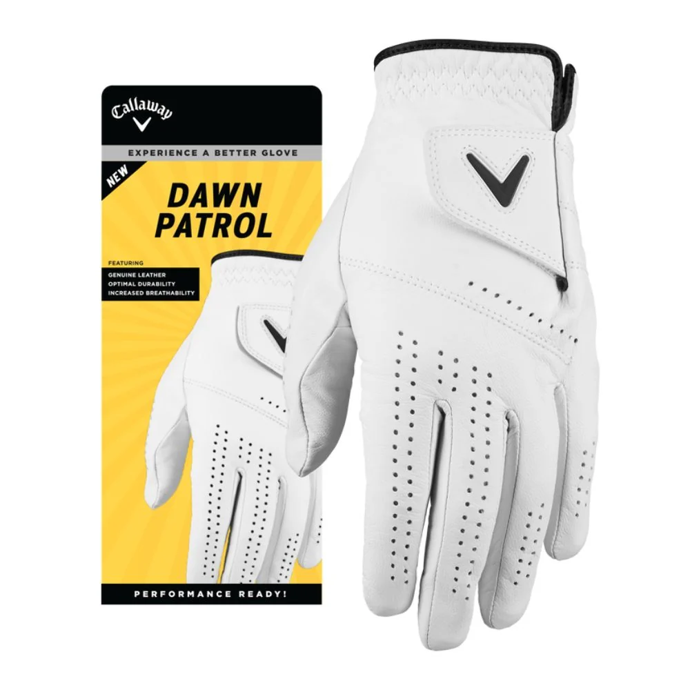 Callaway Dawn Patrol Leather Golf Glove 2026 - L / Left Hand (Right Hand Golfer)