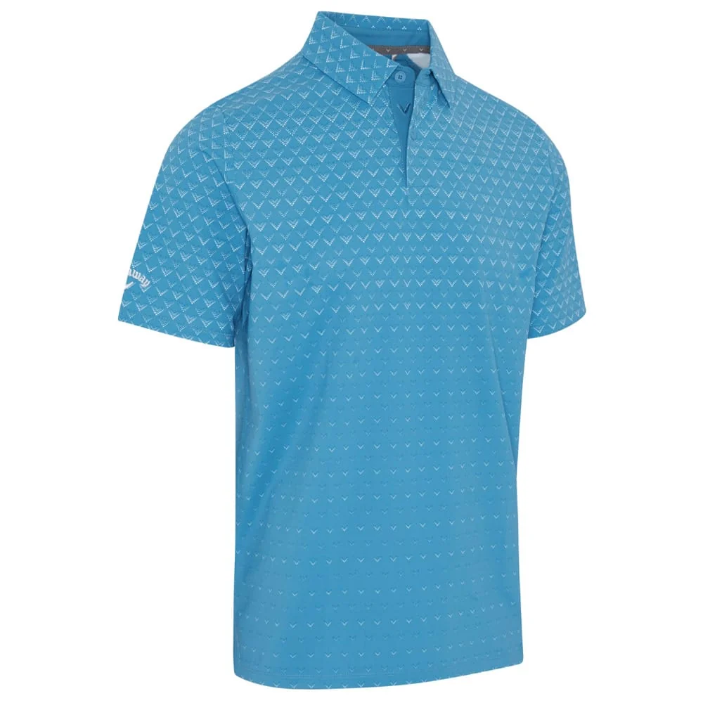 Callaway Engineered Chev Ombre Print Polo