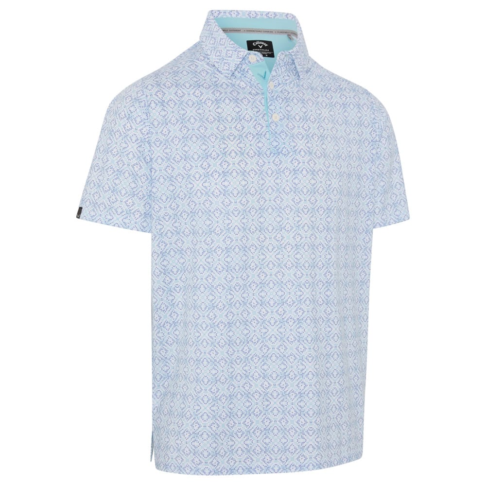 Callaway Fractal Chev Print Polo