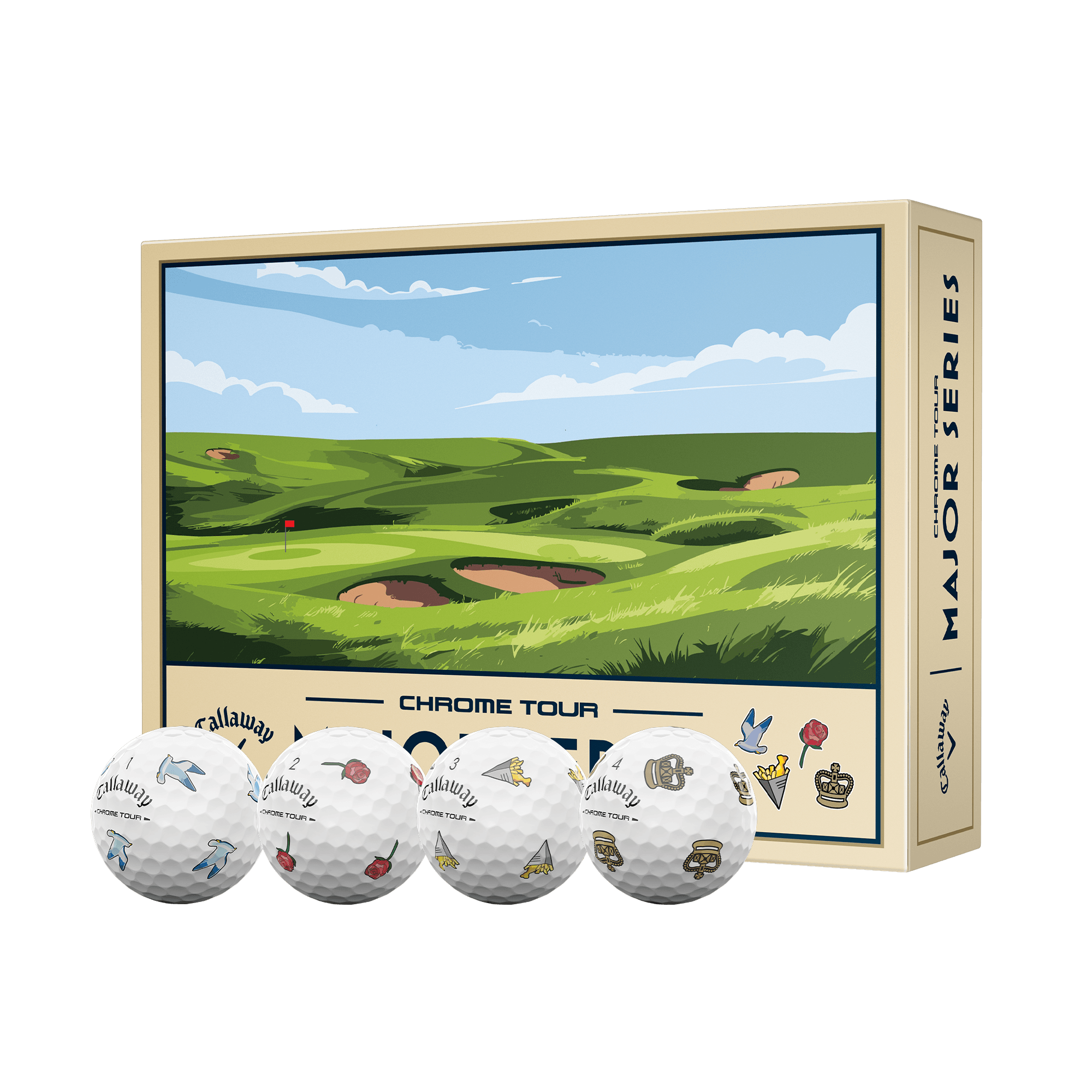 Callaway Golf Chrome Tour Major July Balls