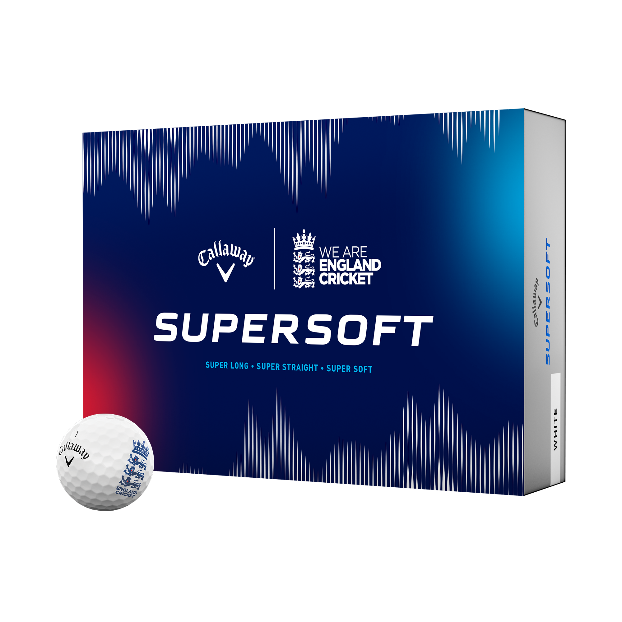 Callaway England Cricket Supersoft Balls