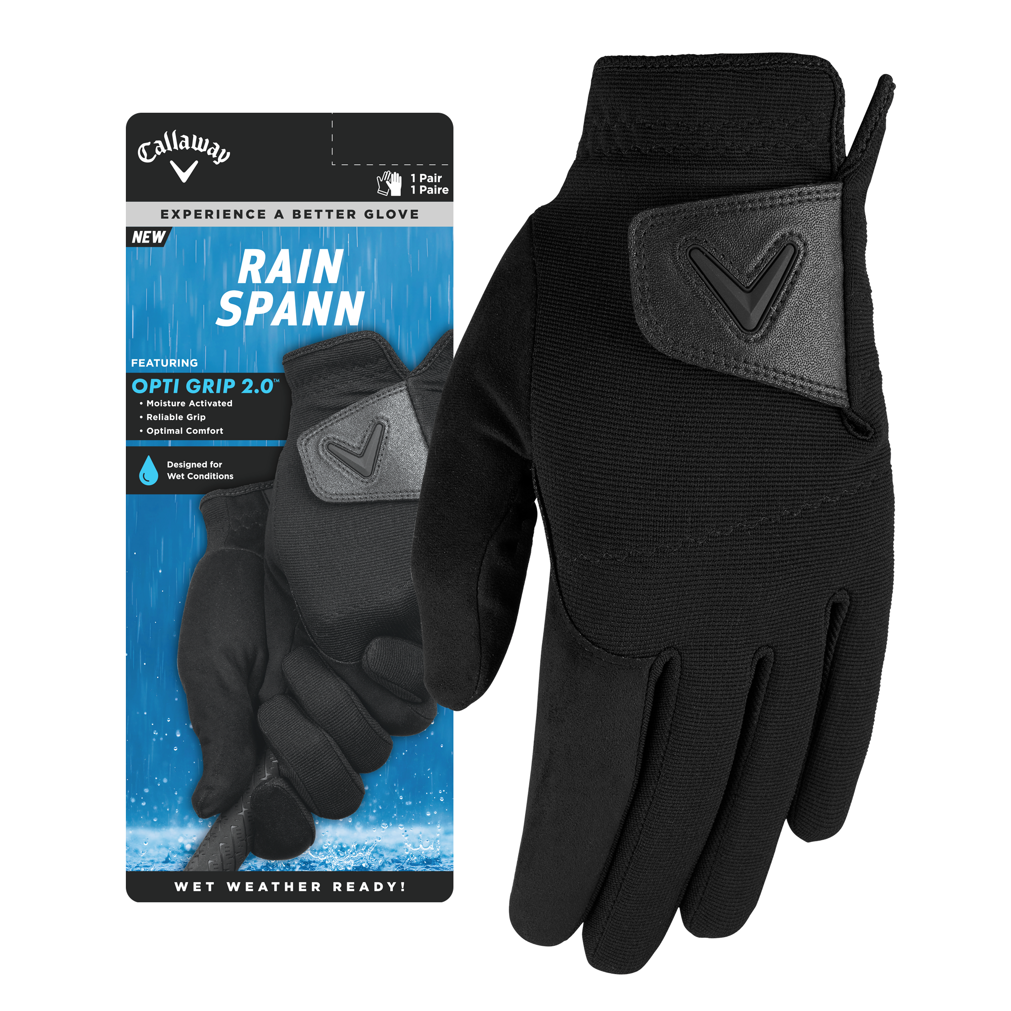 Callaway Golf Women's Rain Spann Gloves