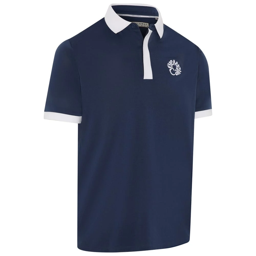 Callaway Legacy Collection Blocked Logo Collar Polo