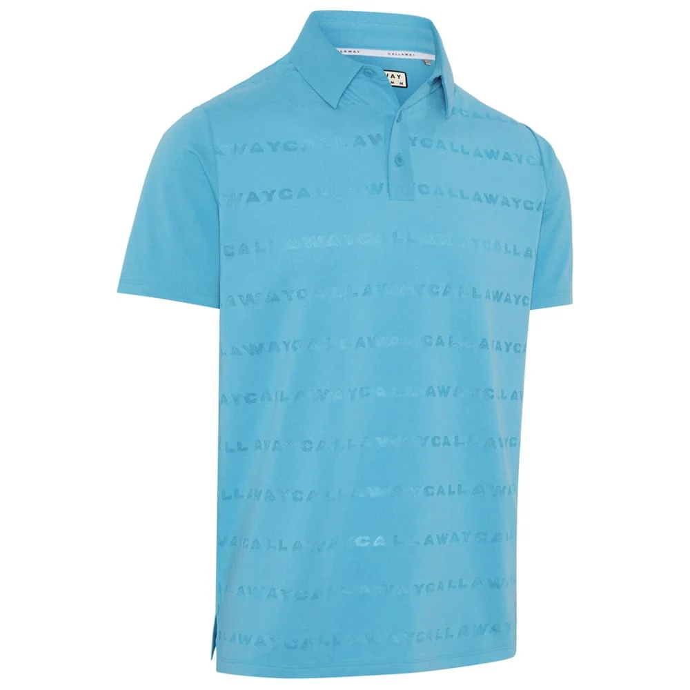 Callaway Legacy Collection Logo Jacquard Polo