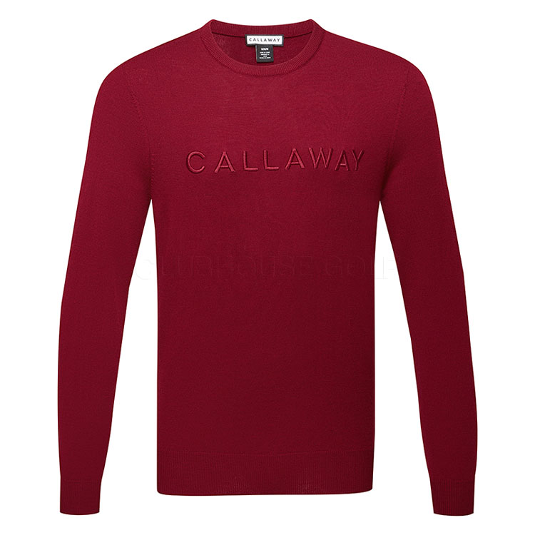 Callaway Legacy Logo Crew Neck Sweater Tibetan Heather Cggsf0q1