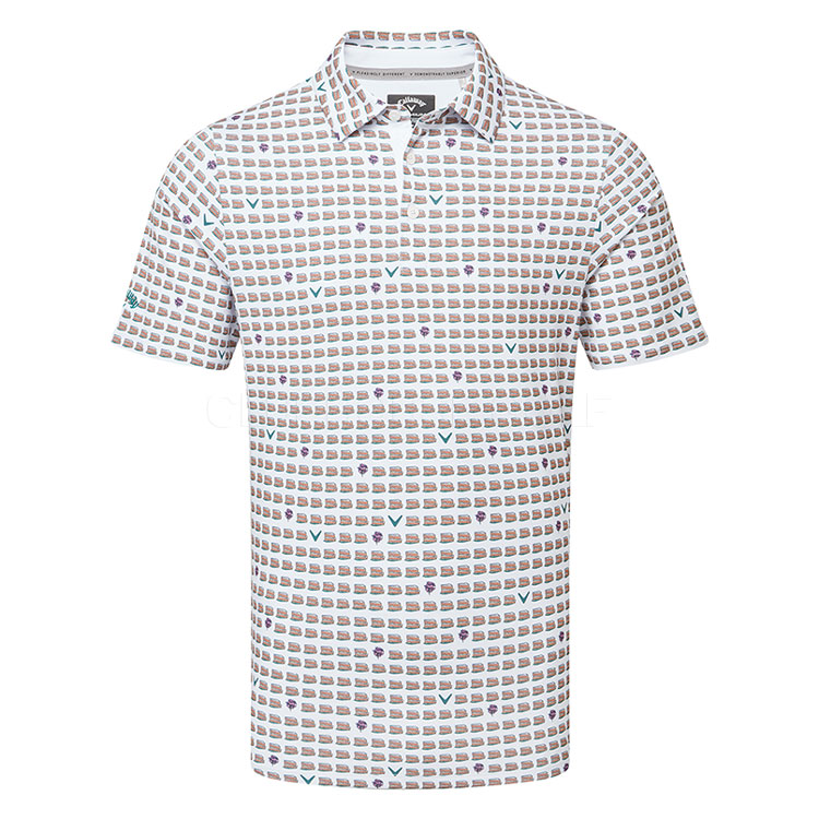 Callaway Pimento Print Polo Cgksg082