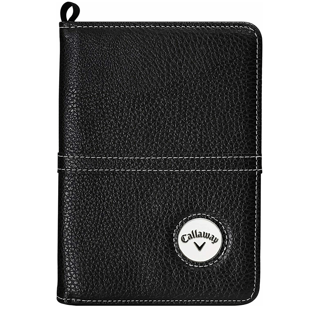 Callaway PREMIUM PU LEATHER GOLF SCORECARD HOLDER