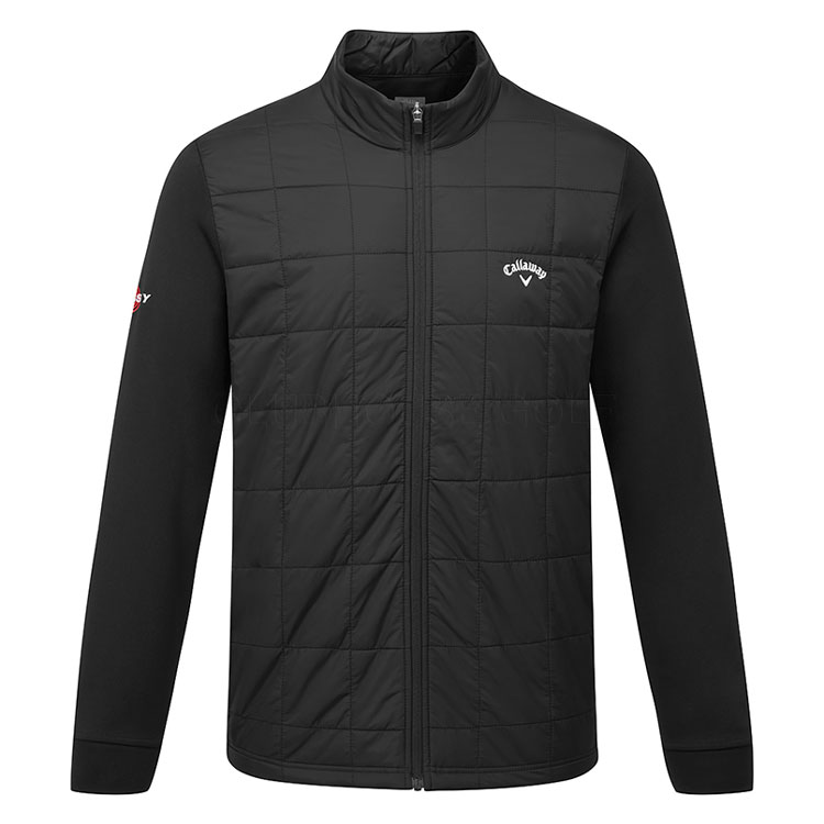 Callaway Quilted Tour Wind Jacket Caviar Cgkfg0r7