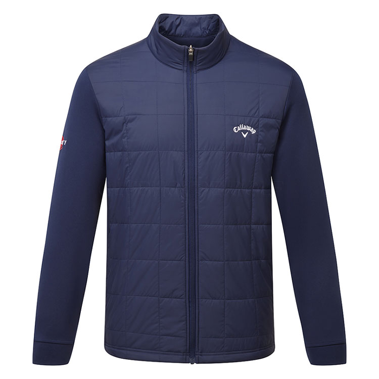 Callaway Quilted Tour Wind Jacket Peacoat Cgkfg0r7