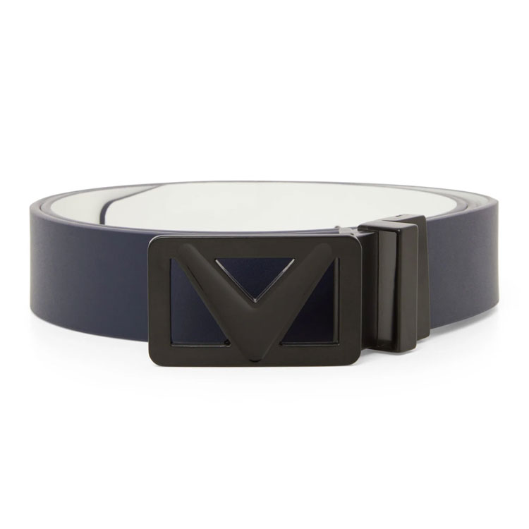 Callaway Reversible Leather Belt Peacoat Cgase0r4