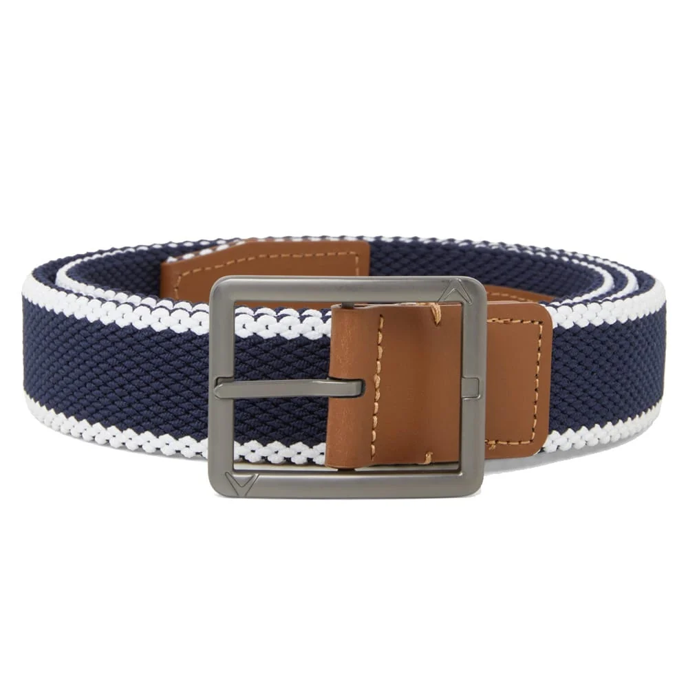 Callaway Striped Braided Belt