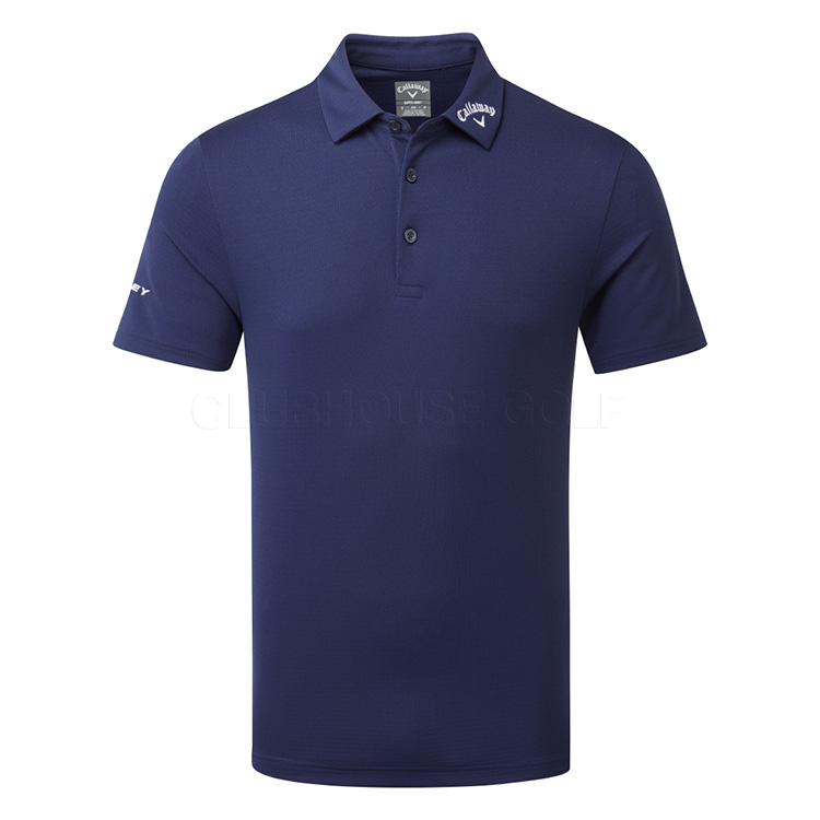 Callaway Texture Solid Tour Polo Peacoat Cgksd0t2