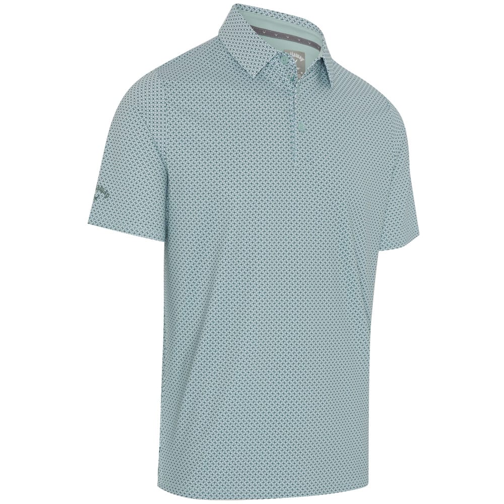 Callaway Textured Chev Printed Polo