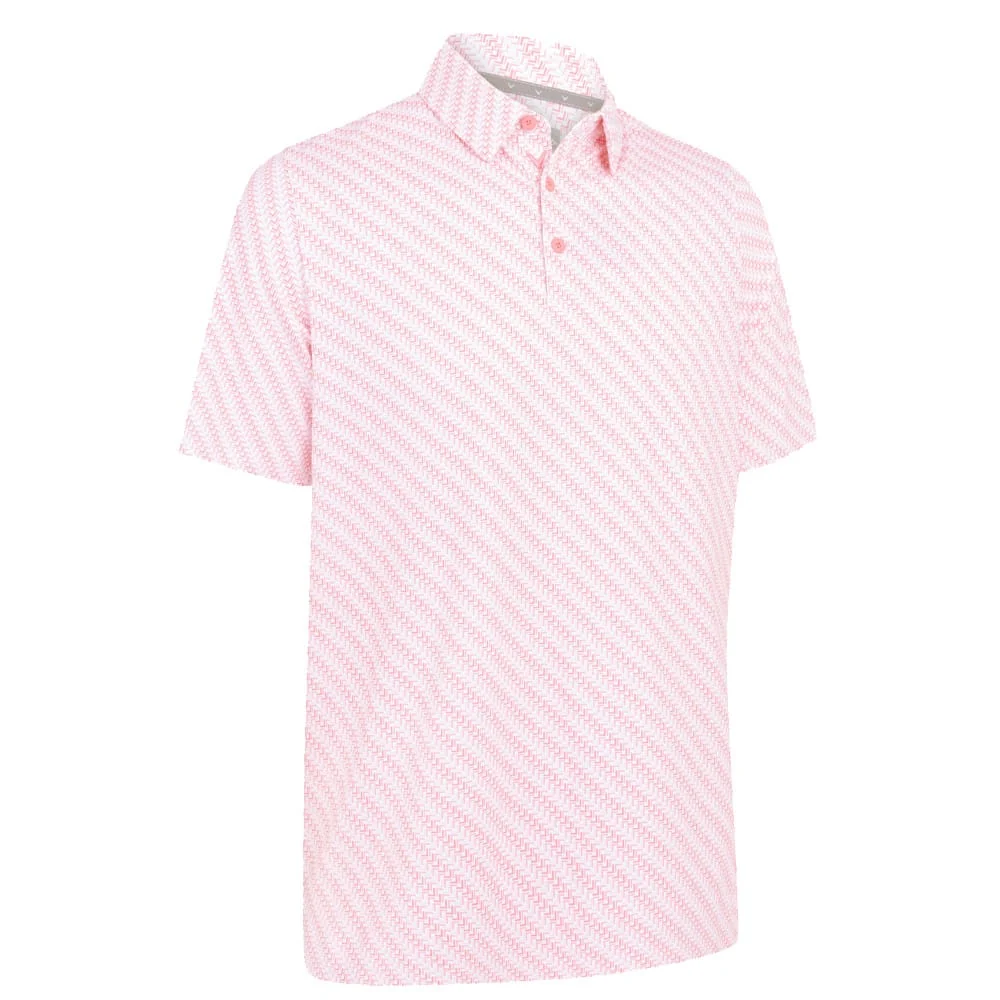 Callaway Twill Print Polo